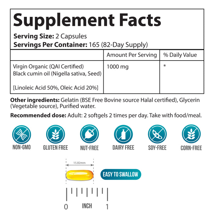 Black Cumin Seed Oil Capsules