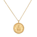 Buddha, Inner Peace Necklace showcasing an intricately designed Buddha pendant, perfect for spiritual jewelry enthusiasts. This piece symbolizes peace and calm, making it ideal for meditation, talisman, and yoga practices. Enhance your inner journey with this meaningful accessory, embodying the essence of manifestation and protection.