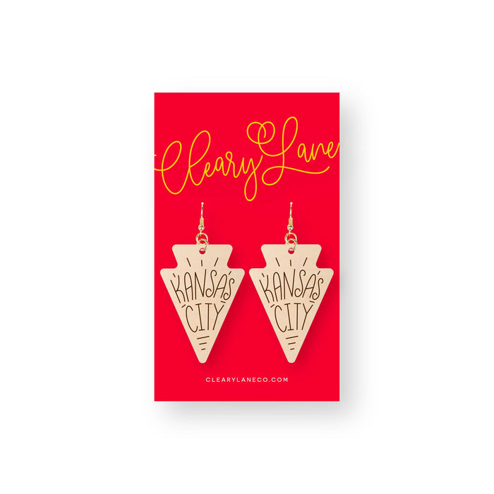 Cleary Lane Kansas City Arrow Dangle Earrings
