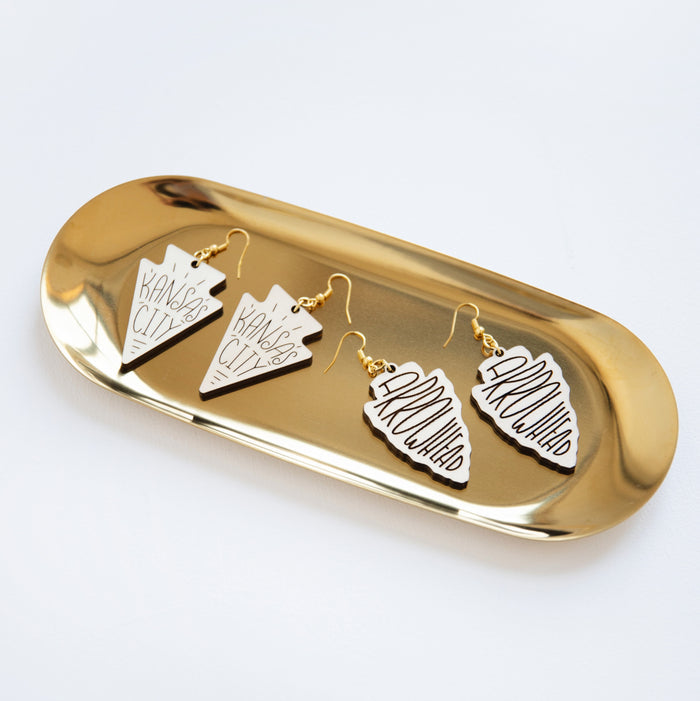 Cleary Lane Kansas City Arrow Dangle Earrings