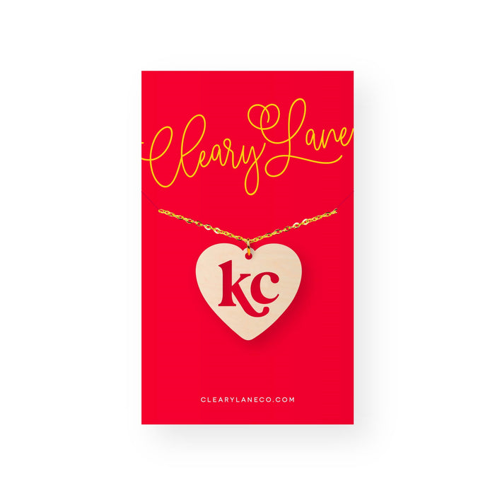 Cleary Lane KC Heart Necklace