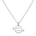 Equal Means Equal - Equality Necklace Silver, featuring a stylish silver pendant symbolizing equality, justice, and freedom, ideal for spiritual jewelry, meditation, and as a meaningful talisman representing manifestation and protection in yoga.