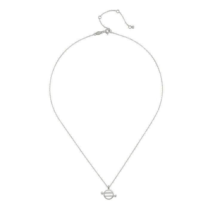Equal Means Equal - Equality Necklace Silver. This meaningful spiritual jewelry features a prominent equality symbol pendant, representing justice, freedom, and empowerment. Ideal for meditation and as a talisman for those who value spiritual growth, protection, and the essence of yoga. A perfect manifestation of values related to gender equality, it makes an inspiring gift for anyone passionate about the causes represented by this beautiful piece.