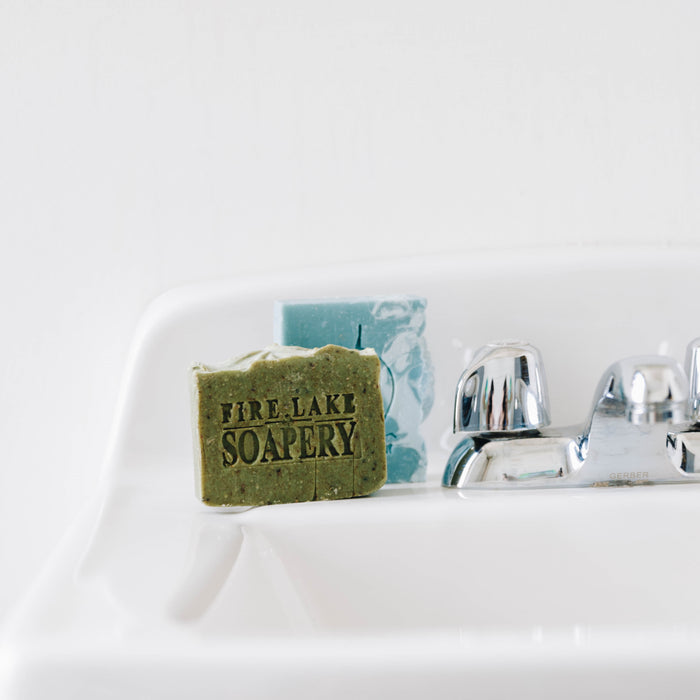 Fire Lake Soapery Green Tea Lime Bar