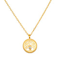 Firmly Rooted White Topaz Tree of Life Necklace showcasing its elegant design featuring a tree of life pendant with a brilliant white topaz, perfect for spiritual jewelry and meditation practices. This meaningful talisman represents grounding and intuition, ideal for protection during yoga and enhancing manifestation efforts.