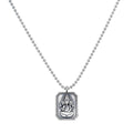 Ganesha Hindu God, Bestower of Good Fortune Necklace featuring a detailed pendant of Ganesha on a sterling silver chain, perfect for enhancing your spiritual journey in meditation and as a meaningful talisman for protection and manifestation.