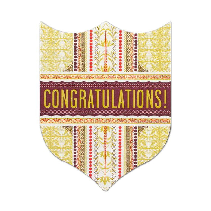 Hammerpress Congratulations Badge Card