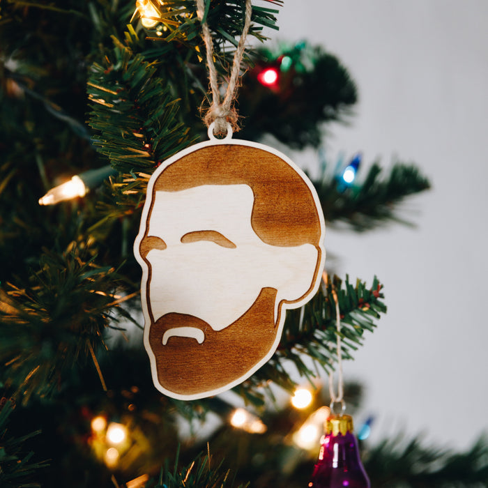 Hardsaw Designs Kelce Woodcut Ornament