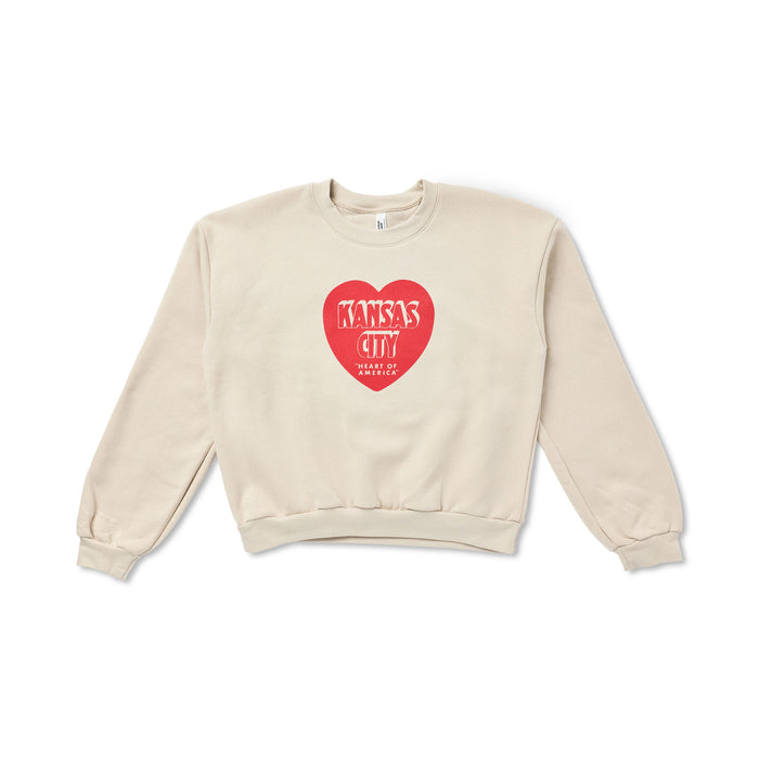 Heart of America Cropped Sweatshirt, Made In KC Exclusive