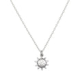 Here Comes the Sun Silver Necklace featuring a radiant sun pendant in sterling silver, designed for those who seek spiritual jewelry for meditation and protection. This meaningful charm symbolizes vitality and is perfect for yoga practitioners and zodiac enthusiasts pursuing manifestation.