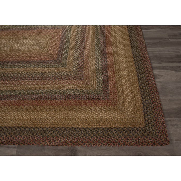 Jaipur Rugs - Hudson Jute Braided Rugs - Timber Trail - Taupe-Gray HBR07