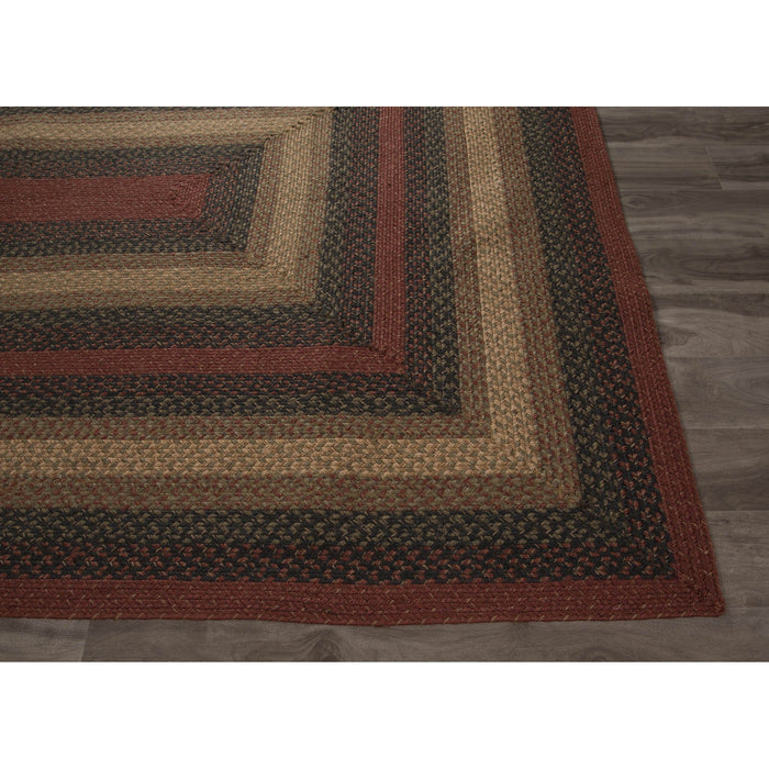 Jaipur Rugs - Hudson Jute Braided Rugs - Vancouver - Black-Red HBR08