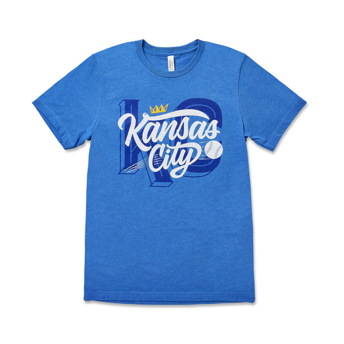 KC Home Run Tee, Royal, Press Monkey