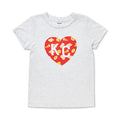 Kid's Football Icons KC Heart Tee, Charlie Hustle