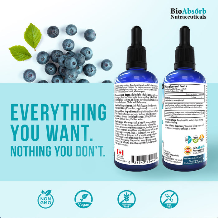 Liposomal Liquid Melatonin 1.5mg