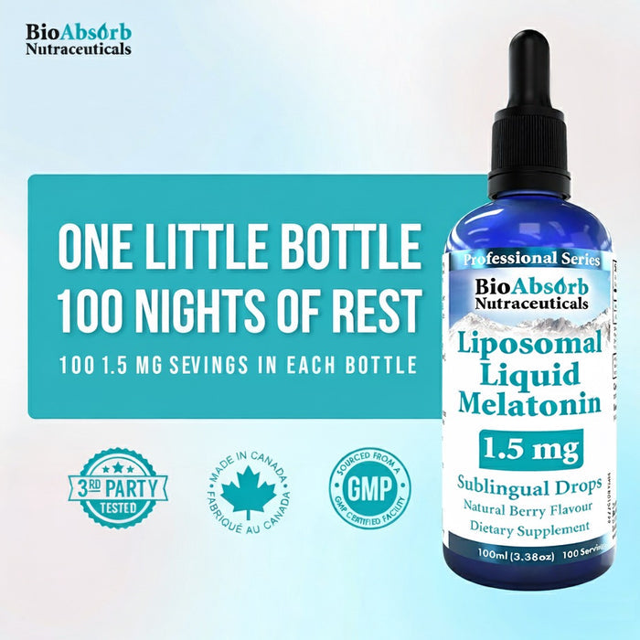 Liposomal Liquid Melatonin 1.5mg