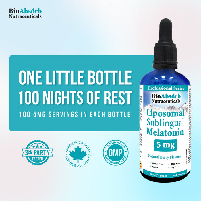 Liposomal Liquid Melatonin 5mg