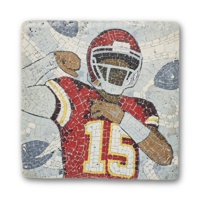 Mosaic Mahomes Coaster, Tina Blanck