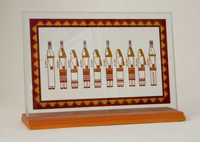 Navajo Glass Display by David Martinez