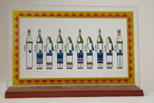Navajo Glass Display by David Martinez