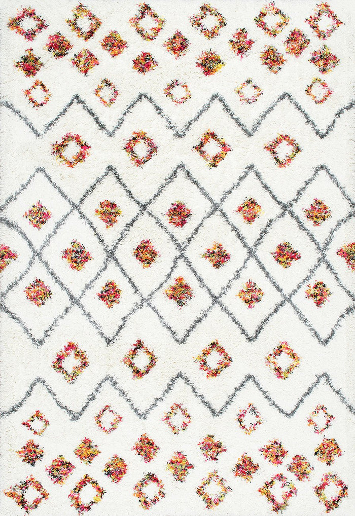 nuLOOM Rugs - Cicely Shaggy - White