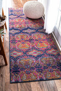 nuLOOM Rugs - Damask Sonya - Navy
