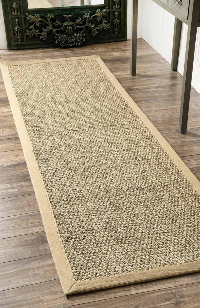 Nuloom Rugs - Elijah Seagrass With Border - Beige