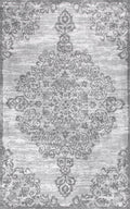 Nuloom Rugs - Floral Alcala - Grey