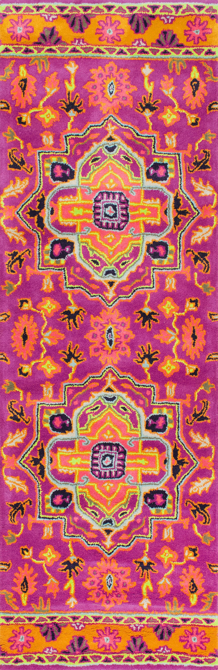 Nuloom Rugs - Floral Medallion Ardith - Maroon