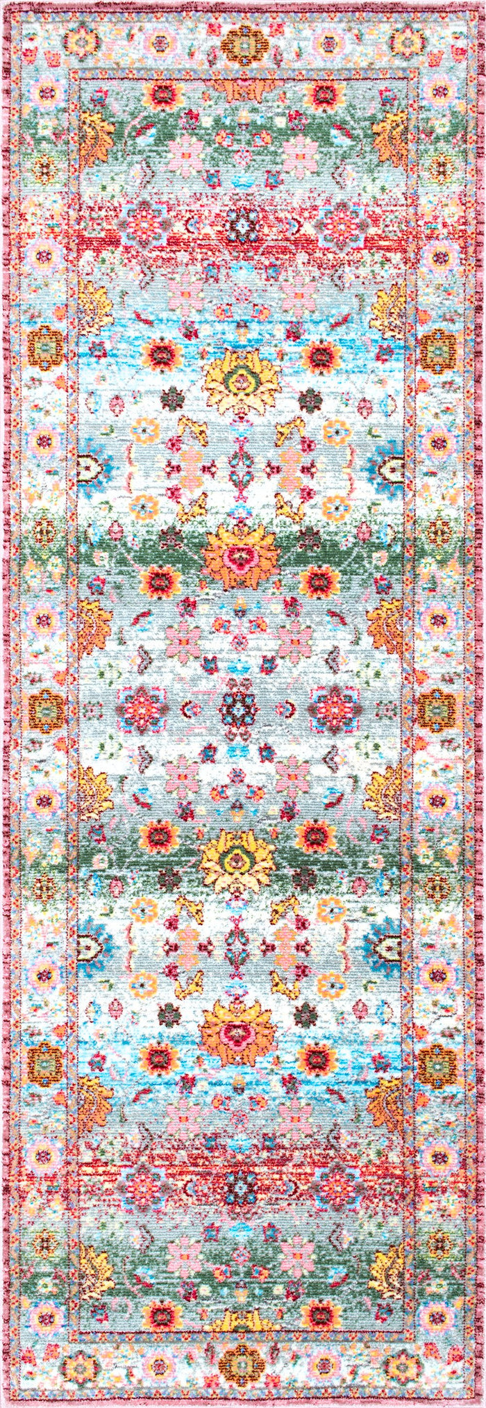 nuLOOM Rugs - Floral Oriental Mabelle - Pink