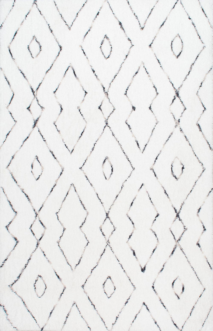 Nuloom Rugs - Hand Tufted Beaulah Shaggy - White