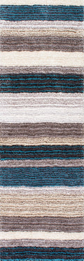 Nuloom Rugs - Hand Tufted Classie Shag - Blue Multi