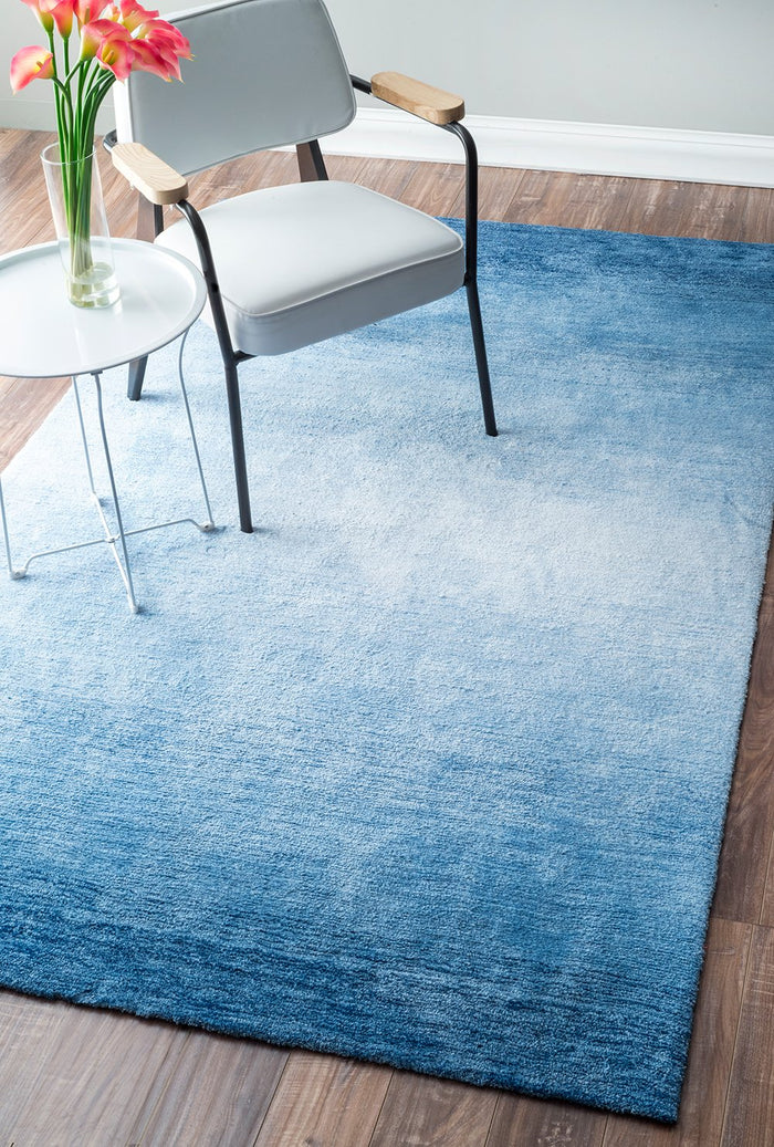 Nuloom Rugs - Hand Tufted Ombre Bernetta - Blue