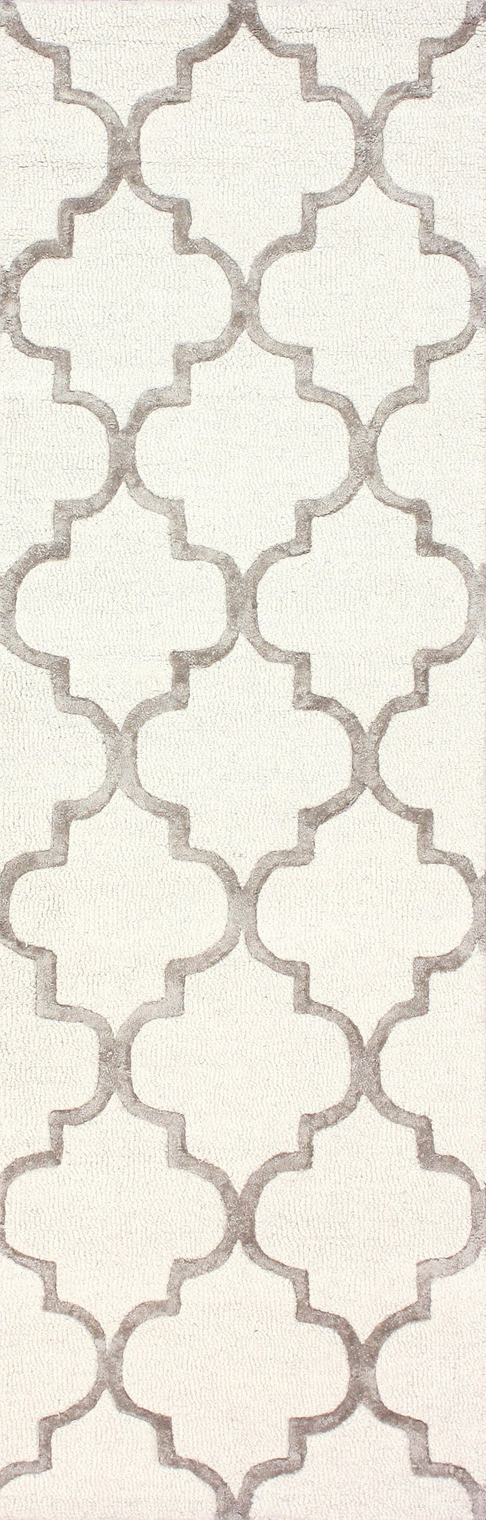 Nuloom Rugs - Hand Tufted Park Avenue Trellis - Nickel