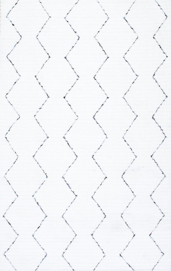 Nuloom Rugs - Hand Tufted Sheilah - White