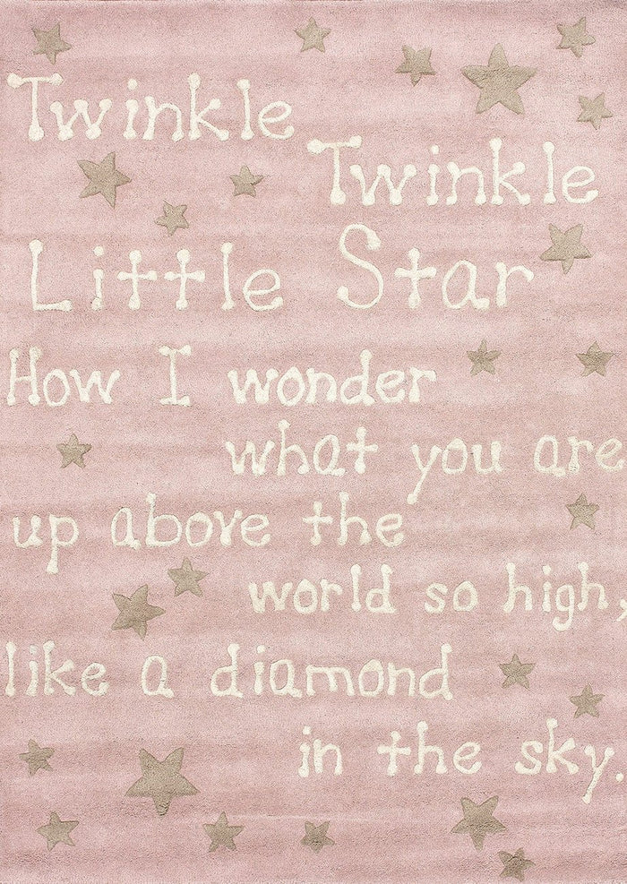 nuLOOM Rugs - Hand Tufted Twinkle Twinkle - Baby Pink