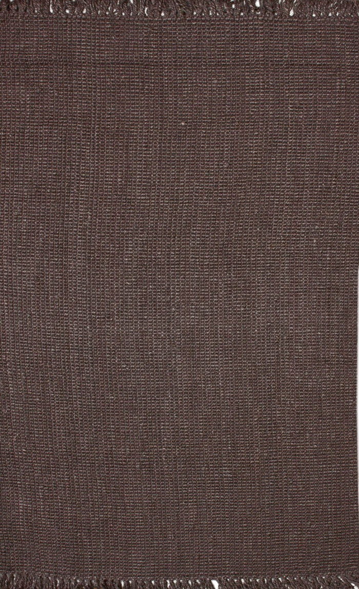 Nuloom Rugs - Hand Woven Chunky Loop Jute - Chocolate