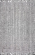 Nuloom Rugs - Hand Woven Chunky Loop Jute - Grey