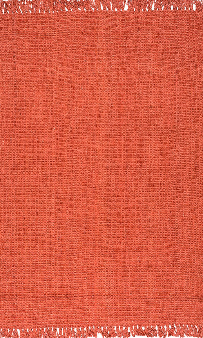 nuLOOM Rugs - Hand Woven Chunky Loop Jute - Terra