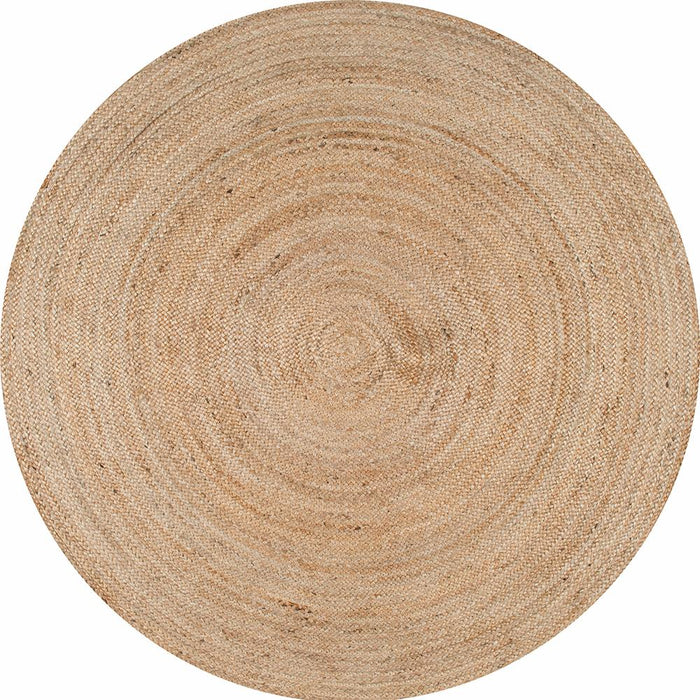 Nuloom Rugs - Hand Woven Rigo Jute Rug - Natural
