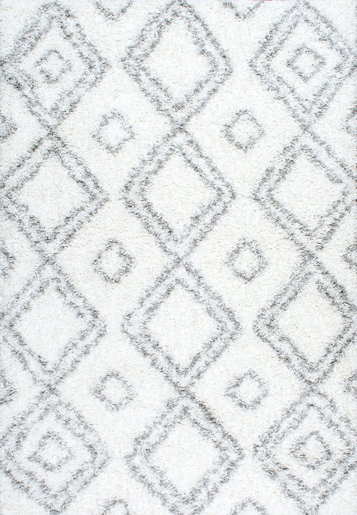 nuLOOM Rugs - Iola Easy Shag - White