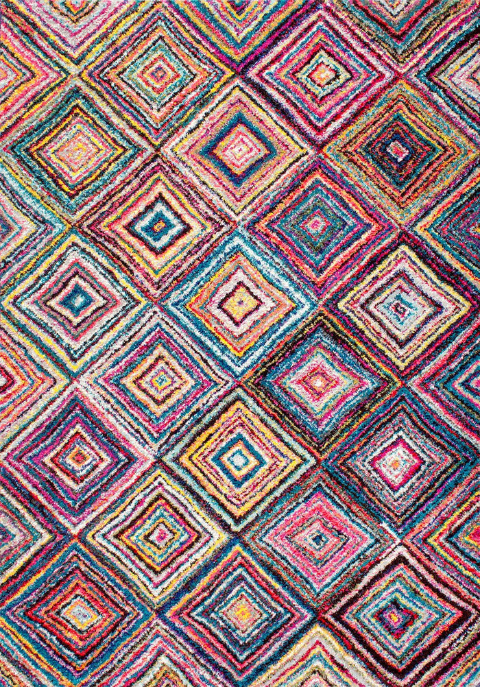nuLOOM Rugs - Jenise Squares - Multi