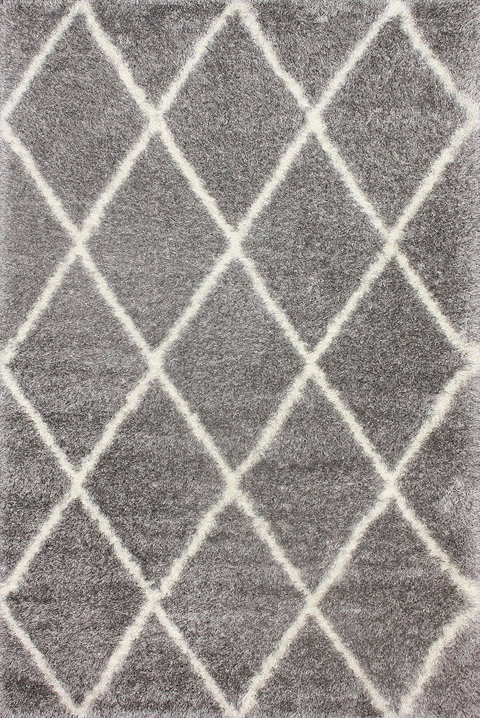 nuLOOM Rugs - Machine Made Diamond Shag - Ash