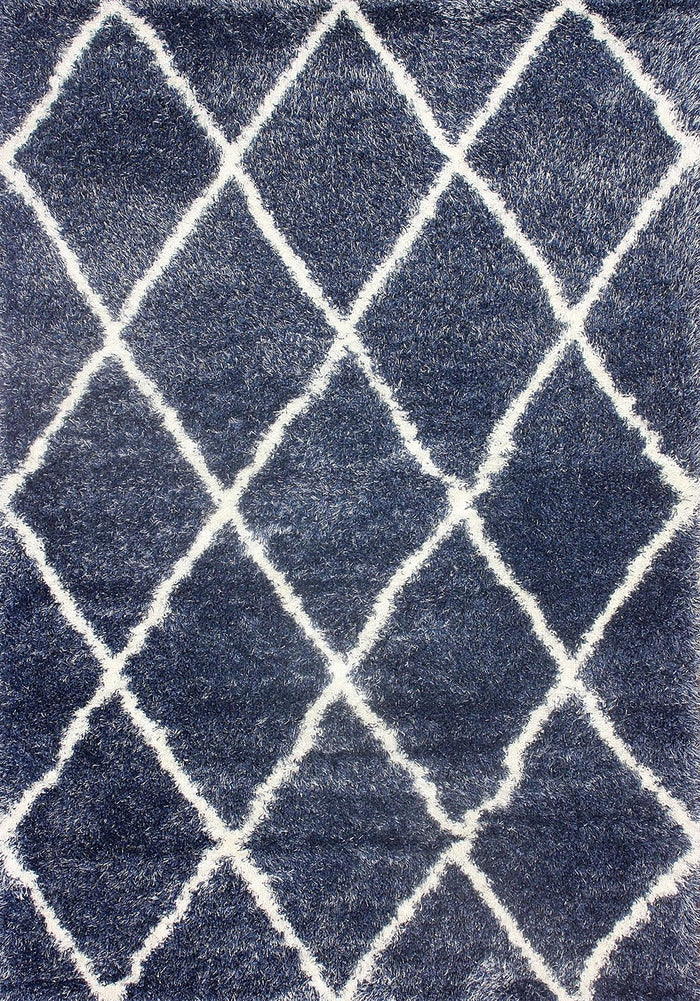 Nuloom Rugs - Machine Made Diamond Shag - Blue
