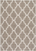Nuloom Rugs - Machine Made Gina Outdoor Moroccan Trellis - Taupe