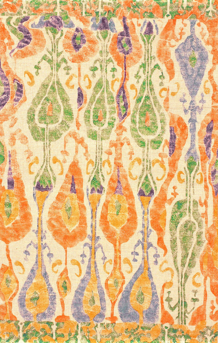 Nuloom Rugs - Machine Woven Ikat Jute - Multi