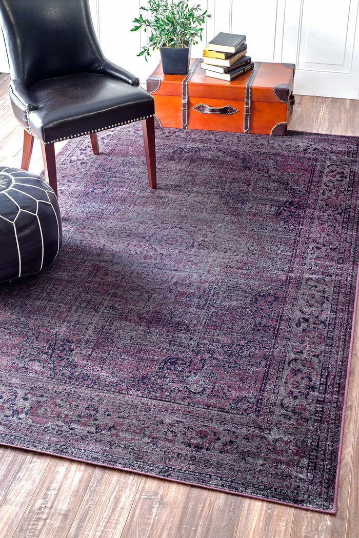 Nuloom Rugs - Medallion Marlana - Amethyst