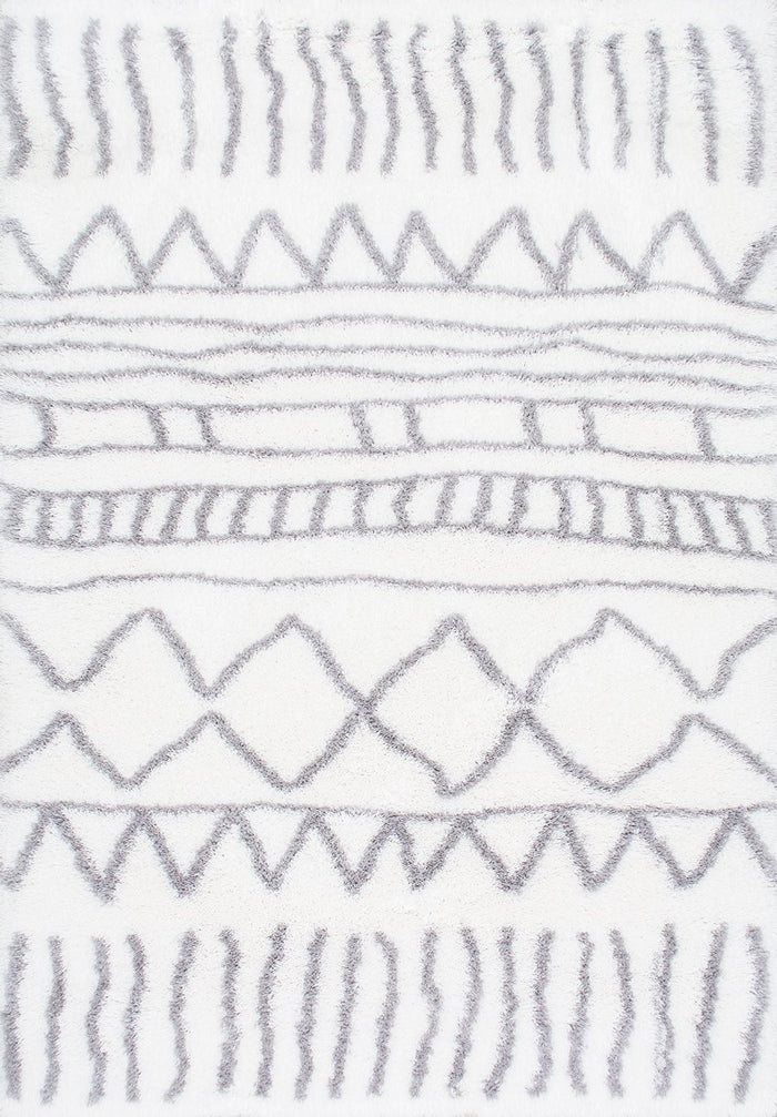 Nuloom Rugs - Renata Moroccan Shag - Grey