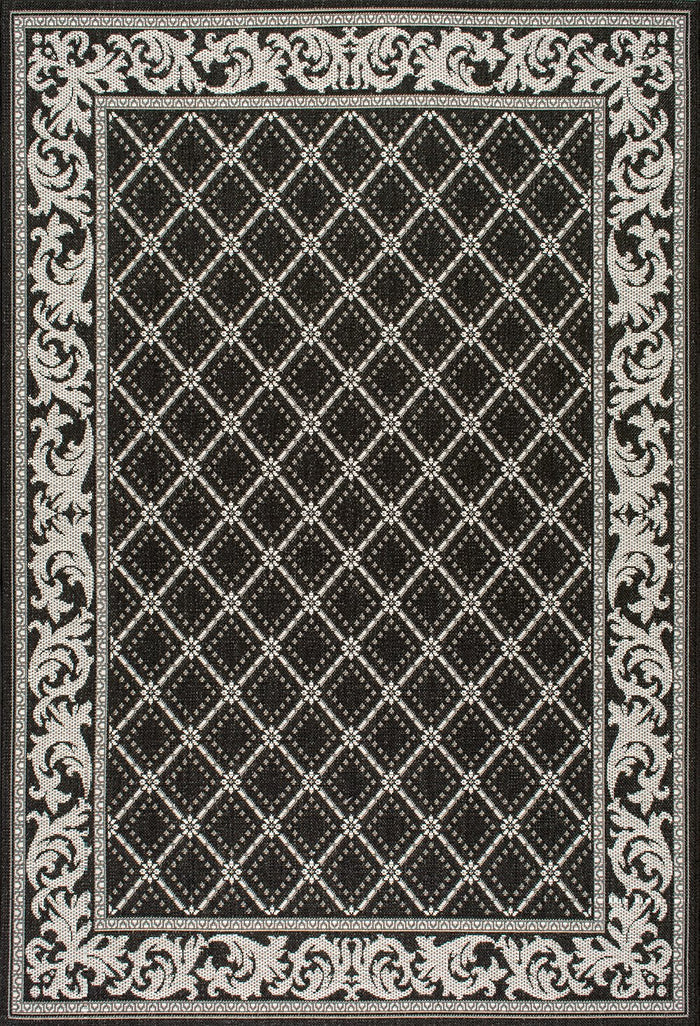 Nuloom Rugs - Sammie Trellis Outdoor - Black