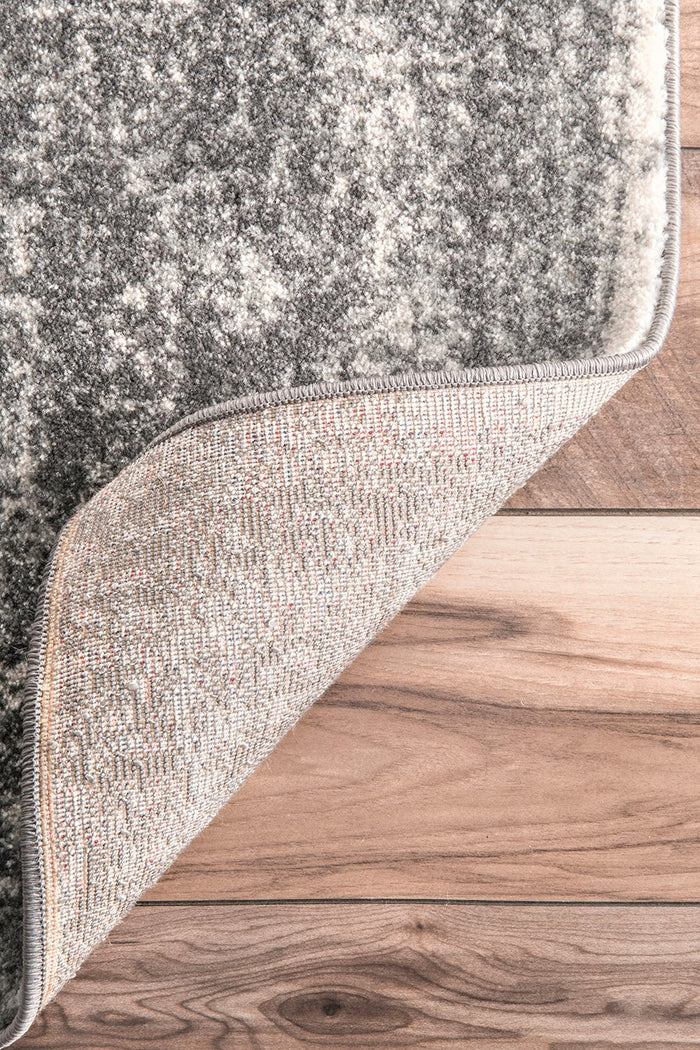 Nuloom Rugs - Tanja Overdyed Medallion - Grey